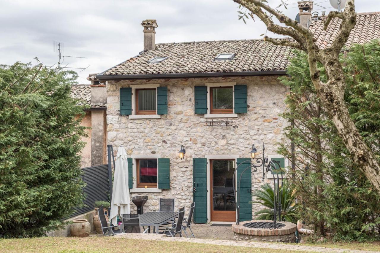 Casa Rustico Villa Costermano Bagian luar foto